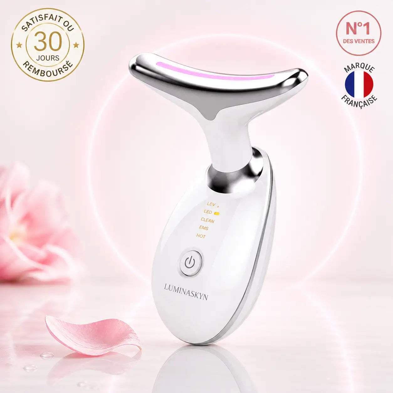 Luminaskyn – Masseur Visage Anti-Rides | Peau Ferme et Liftée en 10 min/jour