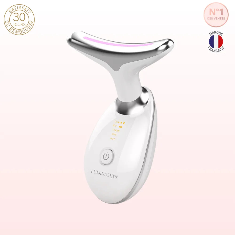 Luminaskyn – Masseur anti-rides – 7 LED & massage tonifiant • Lift & Fermeté